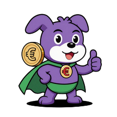 Irwin Maskottchen mit Euro-M&uuml;nze f&uuml;r 150% Willkommensbonus